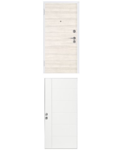 Porta blindata - Sicura White L900 X H2100 ( Apertura porta: Spinta a destra)