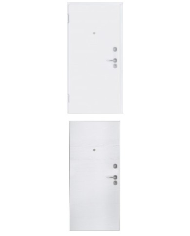 Porta blindata - Sicura White L900 X H2100 ( Apertura porta: Spinta a destra)