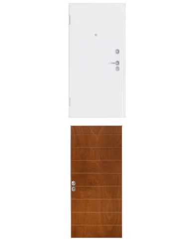 Porta blindata - Sicura White L900 X H2100 ( Apertura porta: Spinta a destra)