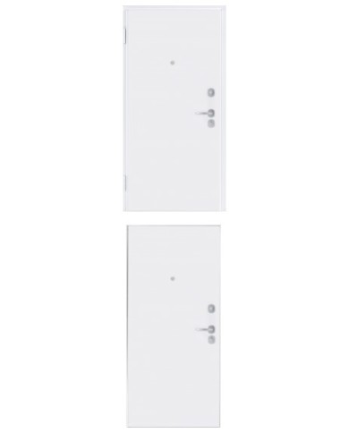 Porta blindata - Sicura White L900 X H2100 ( Apertura porta: Spinta a destra)