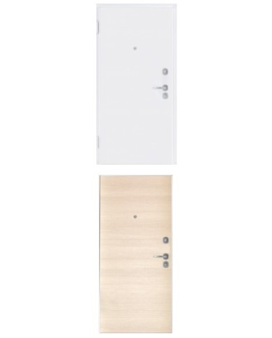 Porta blindata - Sicura White L900 X H2100 ( Apertura porta: Spinta a destra)