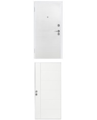 Porta blindata - Sicura White L900 X H2100 ( Apertura porta: Spinta a destra)