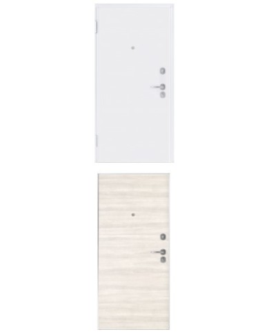 Porta blindata - Sicura White L900 X H2100 ( Apertura porta: Spinta a destra)