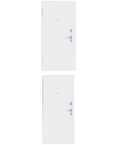 Porta blindata - Sicura White L900 X H2100 ( Apertura porta: Spinta a destra)