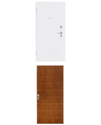 Porta blindata - Sicura White L900 X H2100 ( Apertura porta: Spinta a destra)