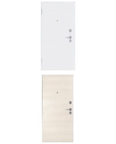 Porta blindata - Sicura White L900 X H2100 ( Apertura porta: Spinta a destra)