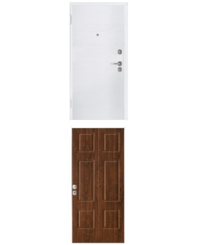 Porta blindata - Sicura White L900 X H2100 ( Apertura porta: Spinta a destra)