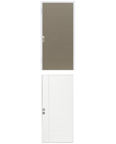 Porta blindata - Sicura White L900 X H2100 ( Apertura porta: Spinta a destra)