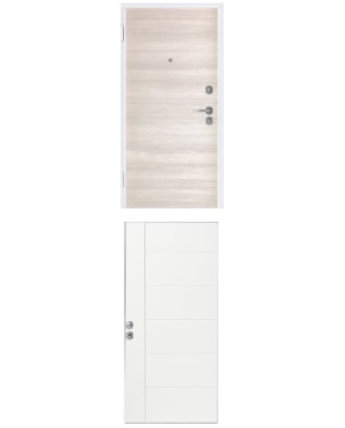 Porta blindata - Sicura White L900 X H2100 ( Apertura porta: Spinta a destra)