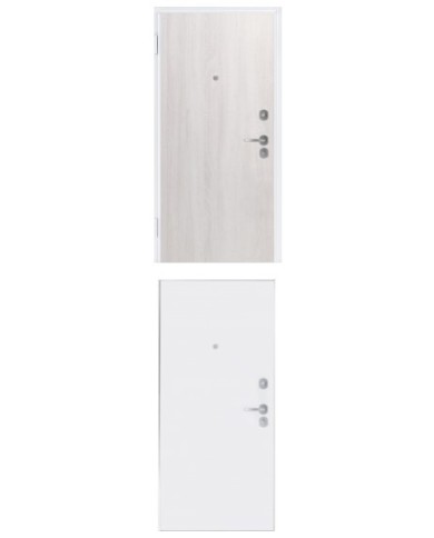 Porta blindata - Sicura White L900 X H2100 ( Apertura porta: Spinta a destra)