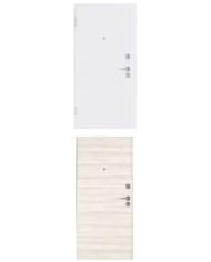 Porta blindata - Sicura White L900 X H2100 ( Apertura porta: Spinta a destra)