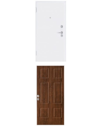 Porta blindata - Sicura White L900 X H2100 ( Apertura porta: Spinta a destra)