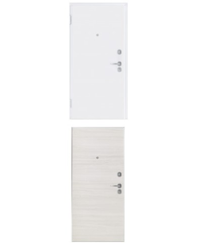 Porta blindata - Sicura White L900 X H2100 ( Apertura porta: Spinta a destra)