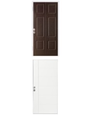 Porta blindata - Sicura White L900 X H2100 ( Apertura porta: Spinta a destra)