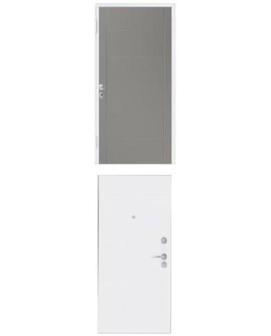 Porta blindata - Sicura White L900 X H2100 ( Apertura porta: Spinta a destra)