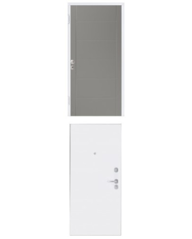 Porta blindata - Sicura White L900 X H2100 ( Apertura porta: Spinta a destra)