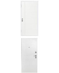 Porta blindata - Sicura White L900 X H2100 ( Apertura porta: Spinta a destra)