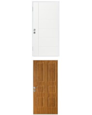 Porta blindata - Sicura White L900 X H2100 ( Apertura porta: Spinta a destra)