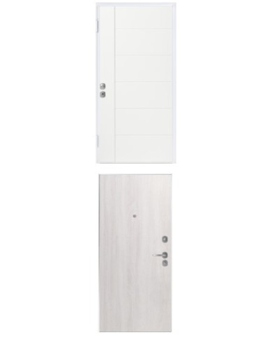 Porta blindata - Sicura White L900 X H2100 ( Apertura porta: Spinta a destra)