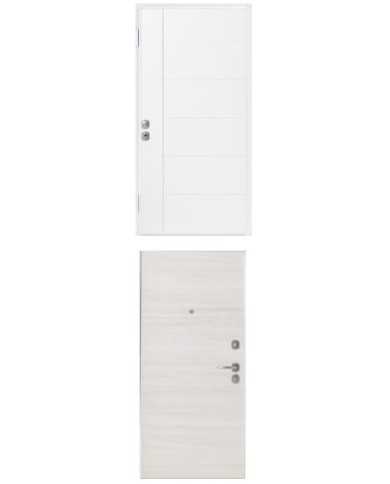 Porta blindata - Sicura White L900 X H2100 ( Apertura porta: Spinta a destra)