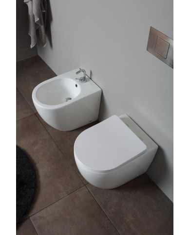 Bidet Nemesi Rimless 55 x 36 cm - Serie Nemesi
