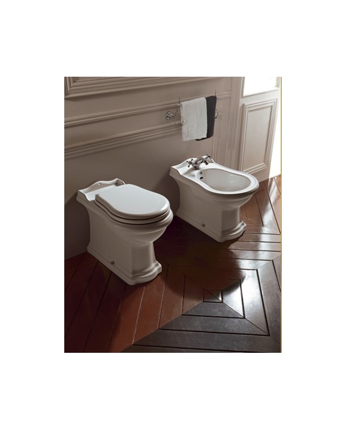 Bidet filo muro BTW monoforo (Tre fori su richiesta) - Serie Retrò