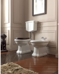 Bidet filo muro monoforo (Tre fori su richiesta) - Serie Retrò