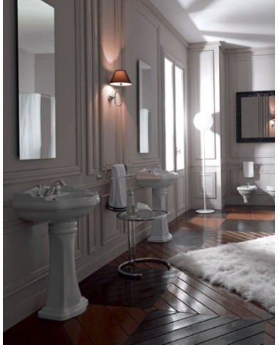 Lavabo 55 monoforo (Tre fori su richiesta) - Serie Retrò