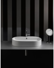 Lavabo 65 appoggio monoforo - Serie Nolita / Aquatech / FLO