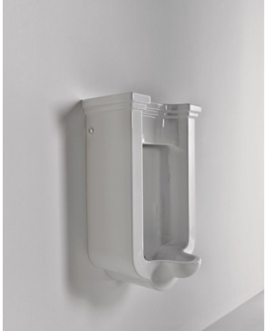 Orinatoio sospeso completo di sifone e fissaggio - Serie Waldorf