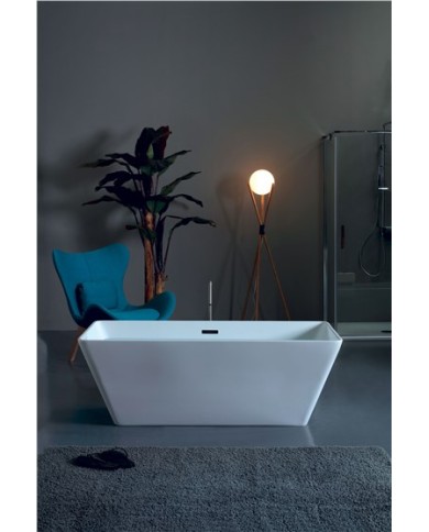 Vasca freestanding in acrilico completa di piletta clic clac - Serie EGO