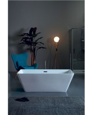 Vasca freestanding in acrilico completa di piletta clic clac - Serie EGO