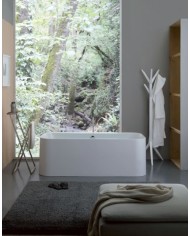 Vasca freestanding in acrilico completa di piletta clic clac - Serie Tribeca