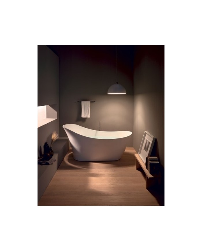 Vasca freestanding in acrilico completa di piletta clic clac - Serie Waldorf