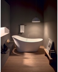Vasca freestanding in acrilico completa di piletta clic clac - Serie Waldorf