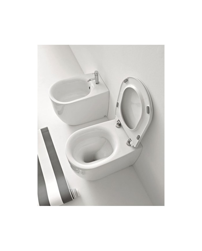WC filo muro Norim complete di fissaggio WB9N - Serie Nolita