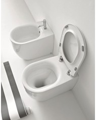 WC filo muro Norim complete di fissaggio WB9N - Serie Nolita