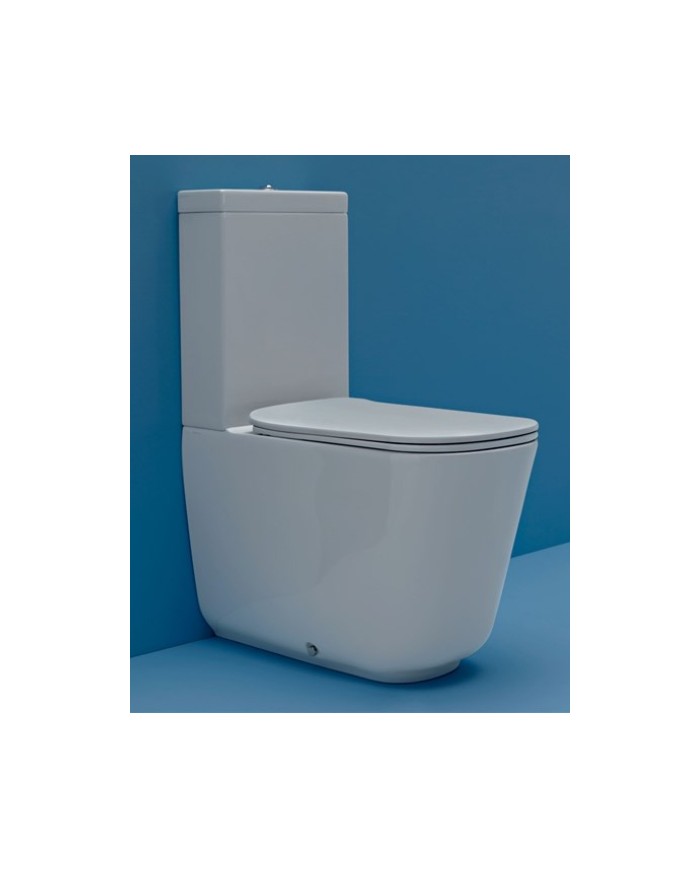 WC filo muro monoblocco completo di fissaggio WB9N - Serie Tribeca / FLO