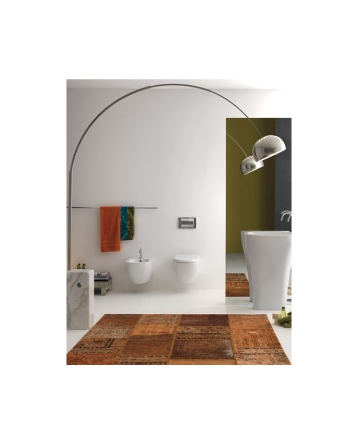 WC sospeso Norim complete di protezione acustica, antiurto - Serie Aquatech