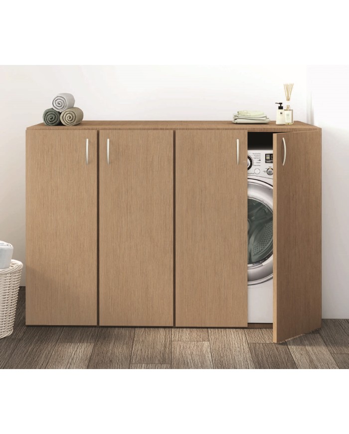 Composizione portalavatrice e portasciugatrice in foto - Serie Denise