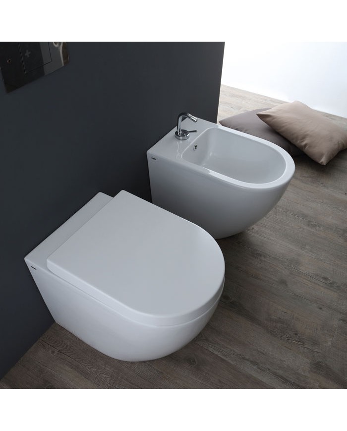 Bidet Nemesi Rimless 55 x 36 cm - Serie Nemesi
