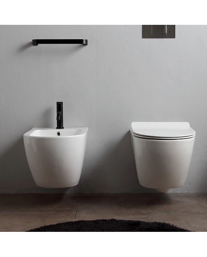 Bidet Nemesi Rimless 55 x 36 cm - Serie Nemesi