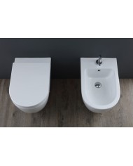 Bidet Nemesi sospeso Rimless 55 x 36 cm - Serie Nemesi