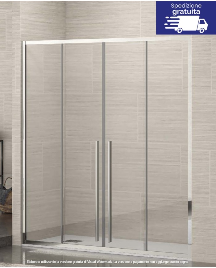 Cabina doccia da muro a muro - Tipologia Elysium 600