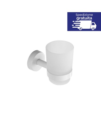 Portabicchiere - Tipologia Uno Bianco Opaco