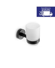 Portabicchiere - Tipologia Uno Nero Opaco