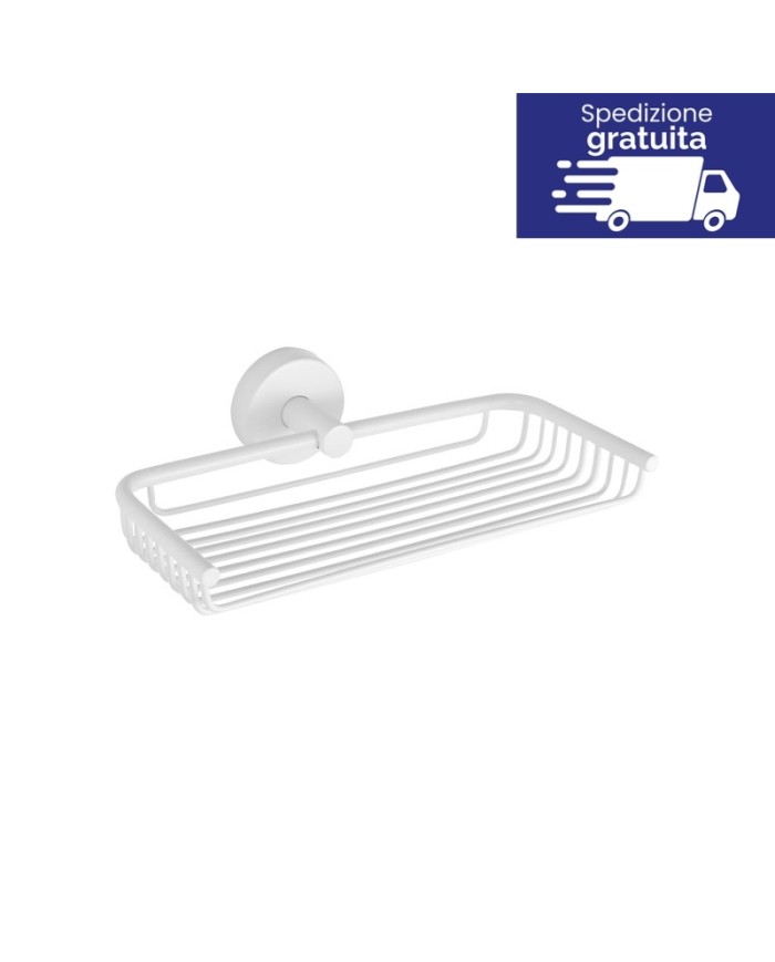 Portasapone - Tipologia Uno Bianco Opaco