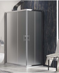 Cabina doccia - Tipologia Flora 100 Cromo - Vetro icy