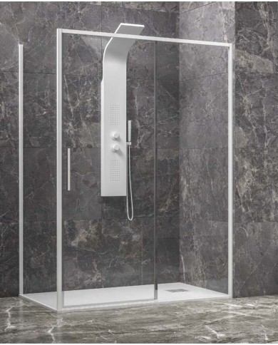 Cabina doccia - Tipologia Lea 400 & L-3811 Bianco Opaco