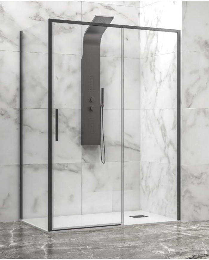 Cabina doccia - Tipologia Lea 400 & L-3811 Nero